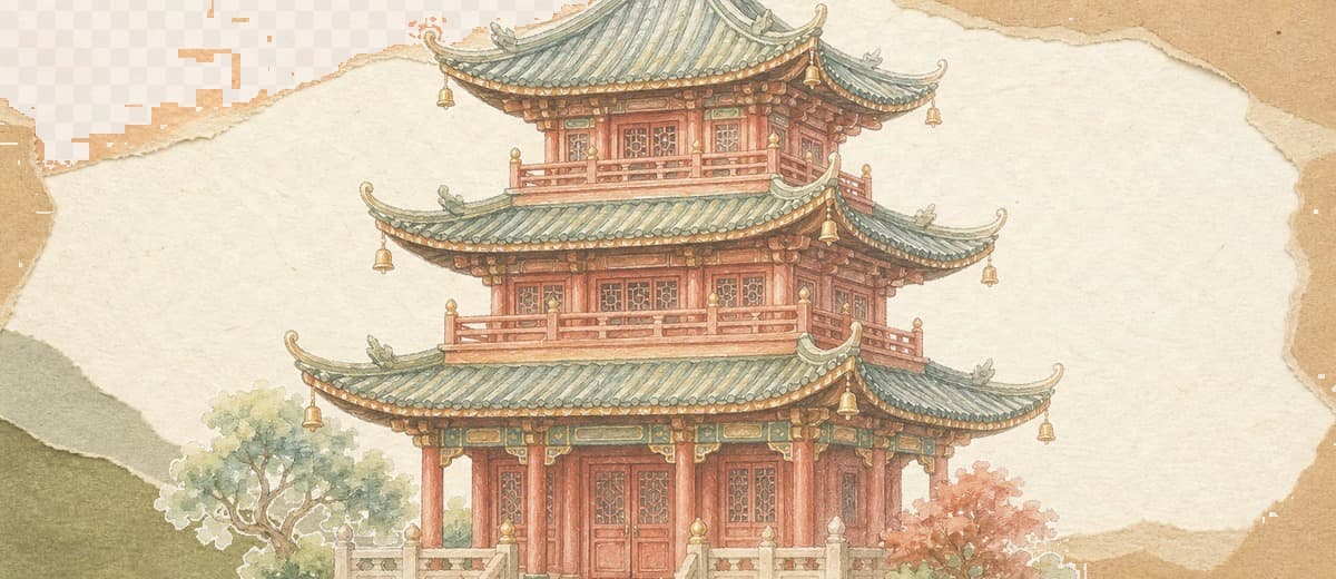 中国国家博物馆 场景插画